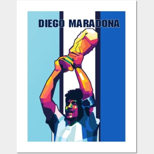 Diego Maradona Posters and Art